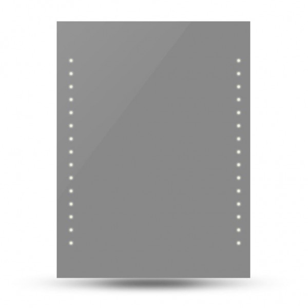 Espejo de pared con luces LED 60x80 cm D