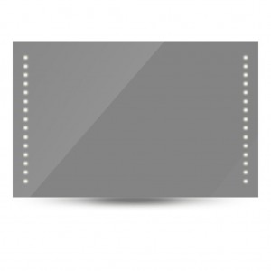 Espejo de pared con luces LED 100x60 cm H