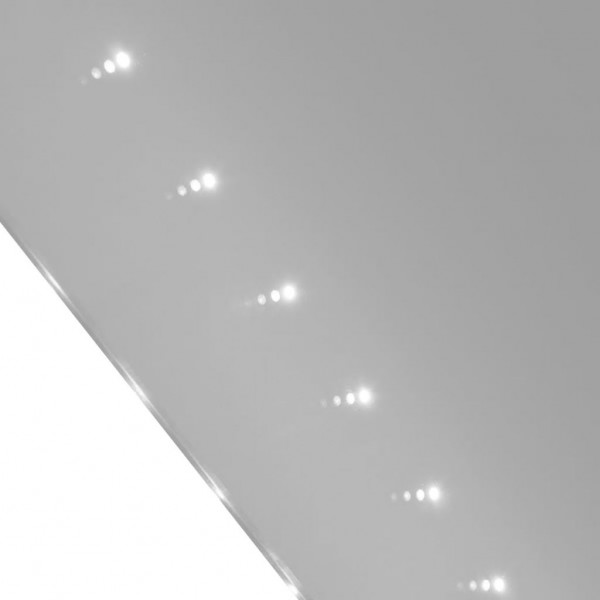 Espejo de pared con luces LED 100x60 cm M 3