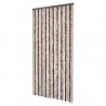 Cortina anti-insetos 100x220 cm chenille bege e castanho claro 3