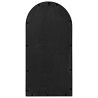 Espejo de jardín hierro negro para uso exterior 90x45 cm 4