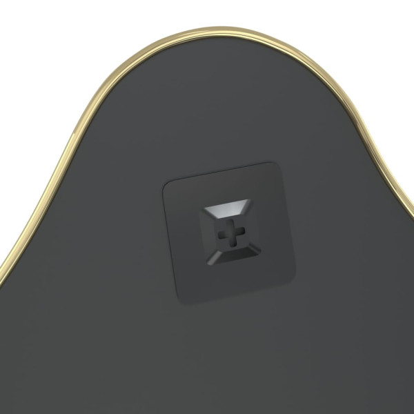 Espejo de pared dorado 50x40 cm M 5