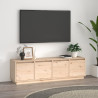 Mueble de TV de madera maciza de pino 156x37x45 cm 1