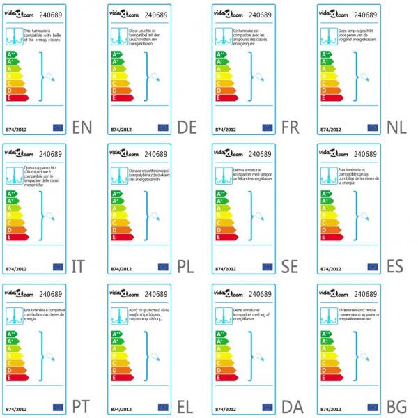 Lámpara araña de techo negra con cristales y seis elegantes focos M 4