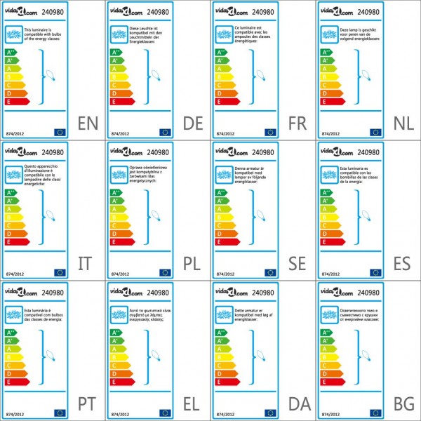 Lámpara de techo con brazos de cristal hojas blanco morado E14 M 3