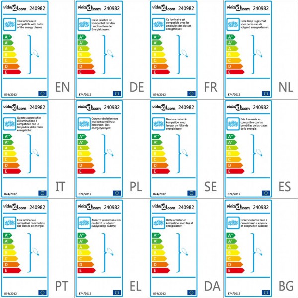 Lâmpada teto com folhas de acrílico e cristal branco & verde. 3 E14 M 4