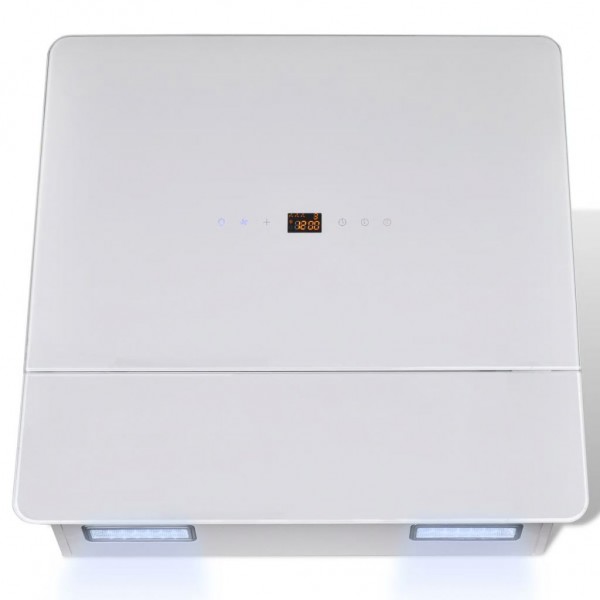 Campana extractora cristal templado blanco 600 mm M 3