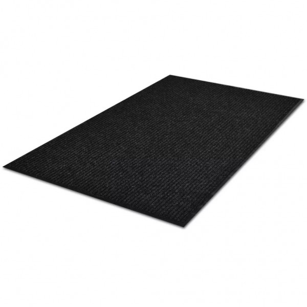 Alfombra de entrada de PVC negra. 90 x 150 cm M 3
