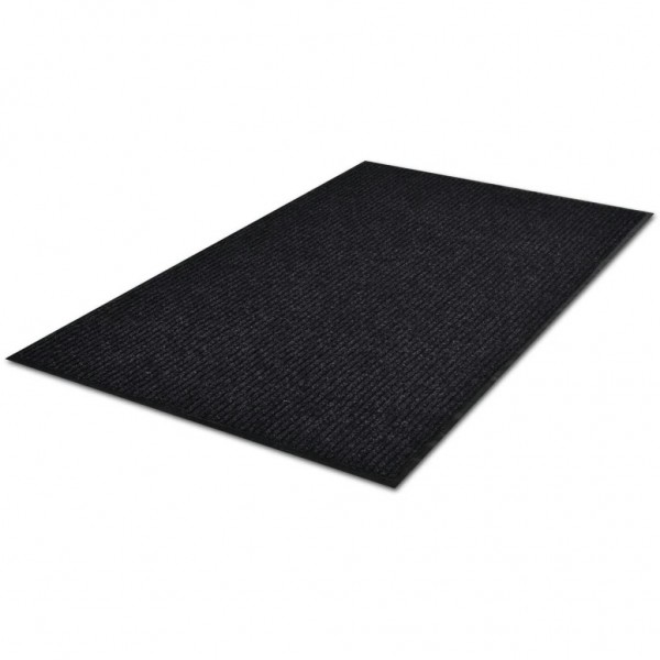 Alfombra de entrada de PVC negra. 120 x 180 cm M 3