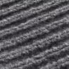Alfombra de entrada PVC gris 90x120 cm 2