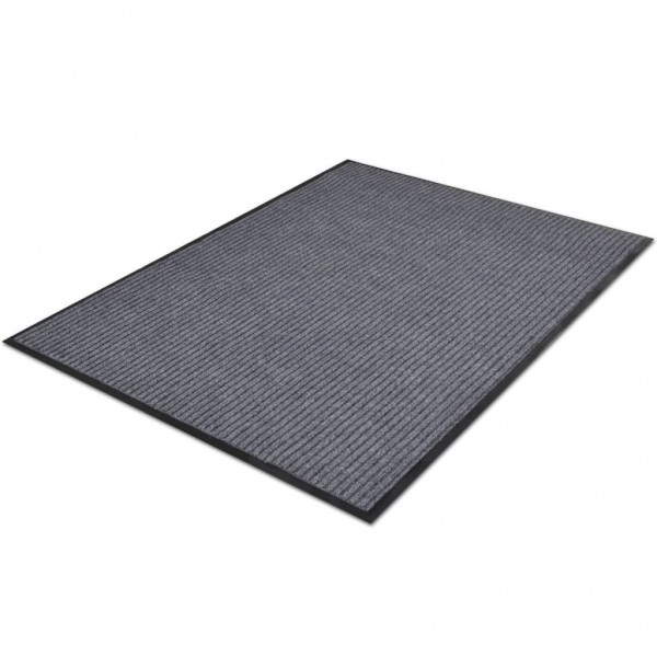 Alfombra de entrada PVC gris 90x120 cm M 3