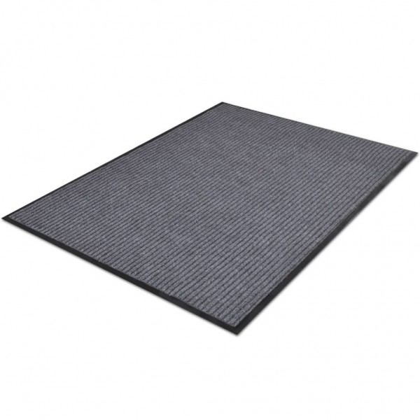 Alfombra de entrada PVC gris 120x180 cm M 3