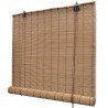 Estore de enrolar 120 x 160 cm bambu castanho 1