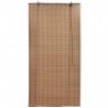 Estore de enrolar 120 x 160 cm bambu castanho 2
