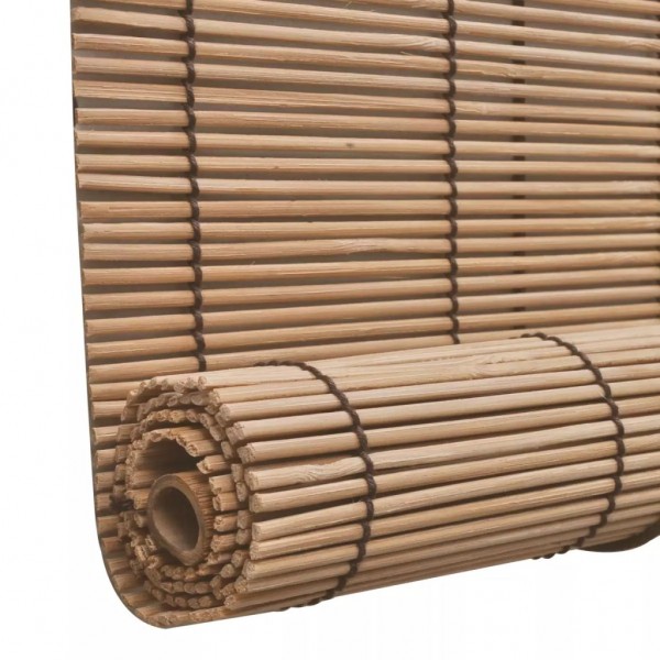 Estore de enrolar 120 x 220 cm bambu castanho M 4