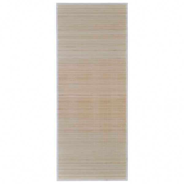 Tapete retangular bambu 120 x 180 cm natural M 2