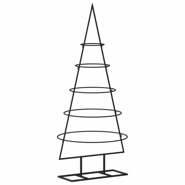 Árbol de Navidad para decoración metal negro 90 cm M 2