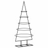 Árvore de Natal para decoração de metal preto 90 cm 2