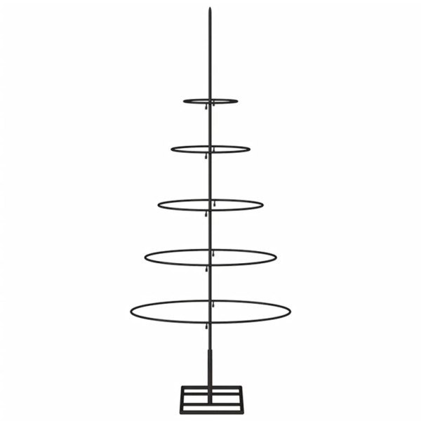 Árbol de Navidad para decoración metal negro 90 cm M 4