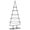 Árvore de Natal para decoração de metal preto 90 cm 5