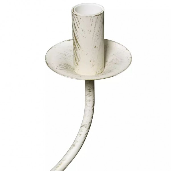 Lámpara de araña antique metal blanco 8 bombillas E14 M 5