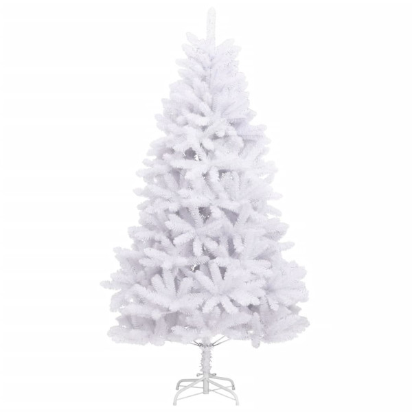Árvore de Natal artificial com dobradiças e suporte branco 270cm M 2