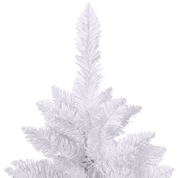 Árvore de Natal artificial com dobradiças e suporte branco 270cm M 4