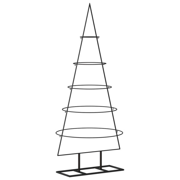 Árbol de Navidad para decoración metal negro 125 cm M 5