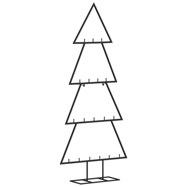 Árvore de Natal para decoração 90 cm metal preto M 2