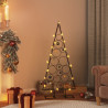 Árbol de Navidad para decoración metal negro 125 cm 1