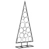 Árvore de Natal para decoração 125 cm metal preto 5