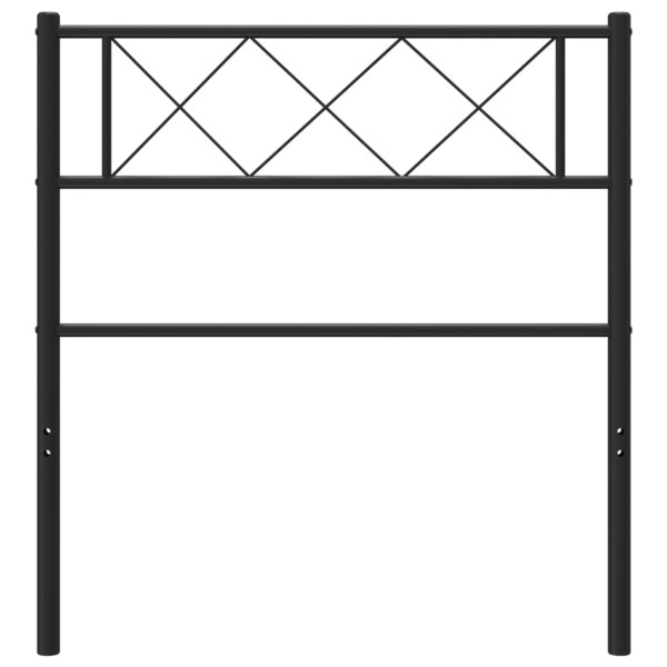 Cabecero de metal negro 100 cm M 3
