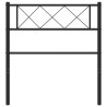 Cabeceira de cama 100 cm metal preto 3