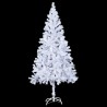 Árbol de Navidad artificial con soporte acero 910 ramas 210 cm 2