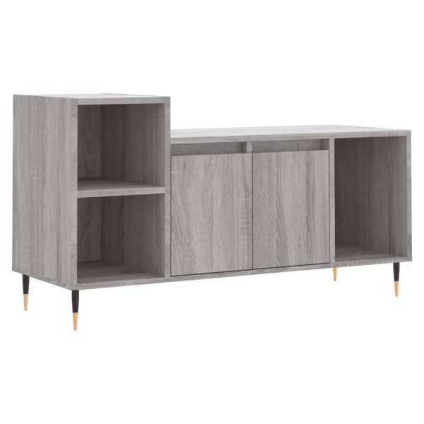 Mueble de TV madera contrachapada gris Sonoma 100x35x55 cm M 2