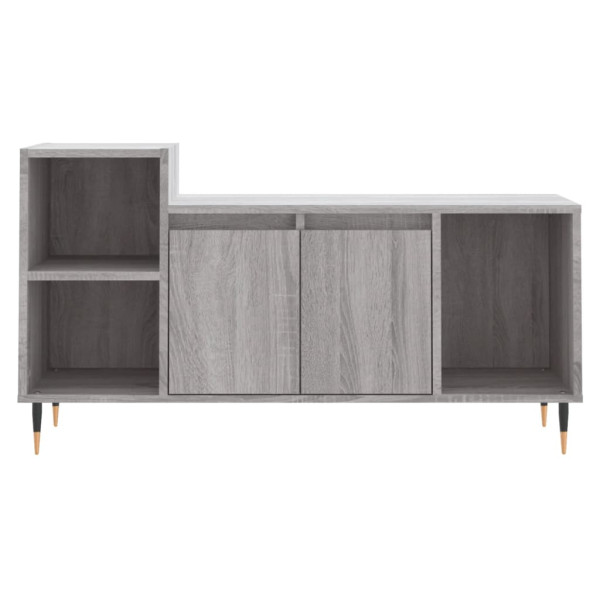 Mueble de TV madera contrachapada gris Sonoma 100x35x55 cm M 5