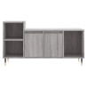 Mueble de TV madera contrachapada gris Sonoma 100x35x55 cm 5