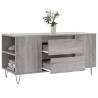 Mesa de centro madera de ingeniería gris Sonoma 102x44.5x50 cm 4