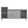 Mueble para TV madera contrachapada gris hormigón 100x35x55 cm 5