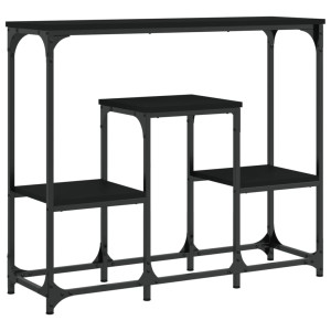 Mesa consola 89.5x28x76 cm derivados de madeira preto H