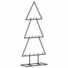 Árbol de Navidad para decoración metal negro 60 cm 5