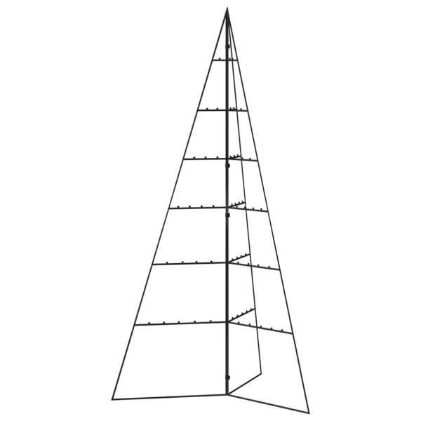 Árbol de Navidad para decoración metal negro 140 cm M 2
