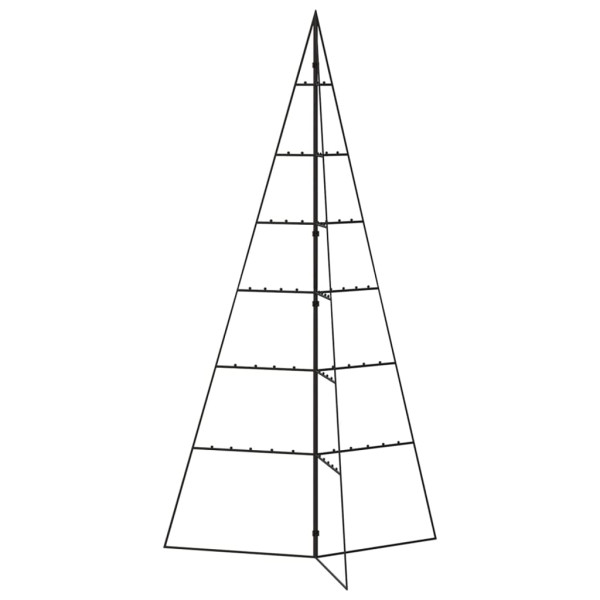 Árbol de Navidad para decoración metal negro 140 cm M 4