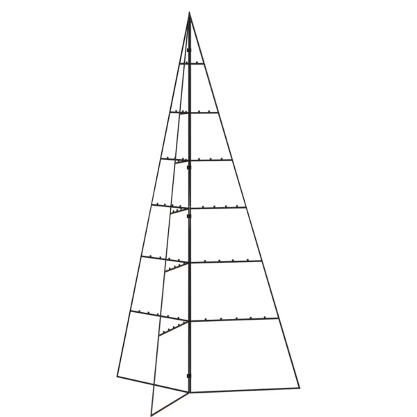 Árbol de Navidad para decoración metal negro 140 cm M 5