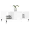 Mesa de centro 90x50x36.5 cm derivados de madeira branco 3