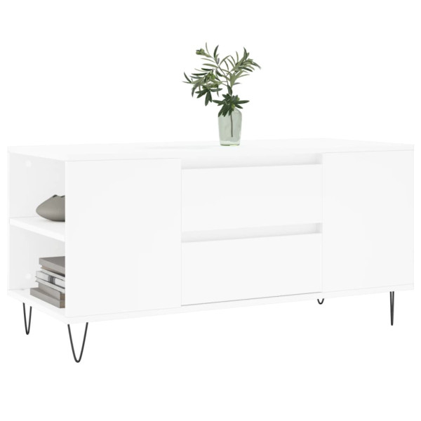 Mesa de centro 102x44.5x50 cm derivados de madeira branco M 3
