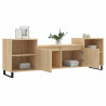 Mueble para TV madera contrachapada roble Sonoma 160x35x55 cm 4
