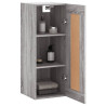 Armario de pared madera de ingeniería gris Sonoma 34.5x34x90 cm 4