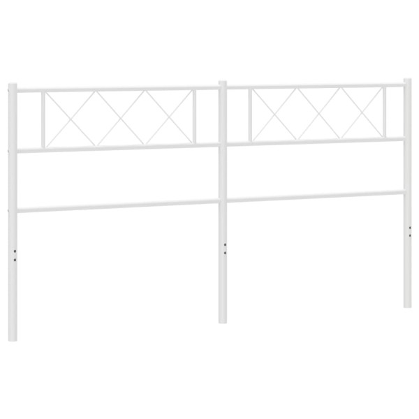 Cabeceira de cama 180 cm metal branco M 2