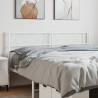 Cabeceira de cama 120 cm metal branco 1